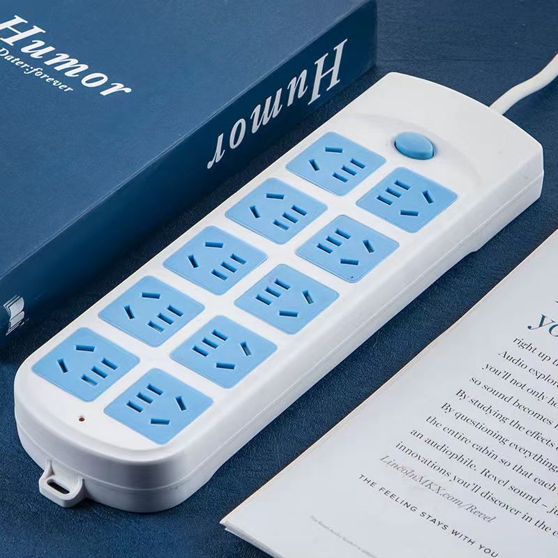 Plug-in new national standard power strip multi-plug wholesale household wired multi-purpose plug-in board socket with wire multi-function plug-in board