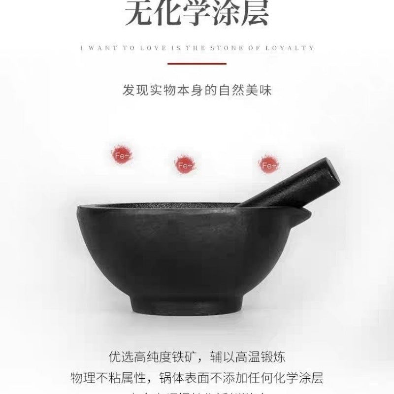Cast iron garlic masher Manual garlic masher Garlic masher Garlic masher Mash garlic press Garlic household grinding pot