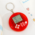 mini handheld game console keychain - tetris electronic game console - handheld console - schoolbag creative ornament