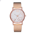 New arrival: women's casual fashion mesh strap heart-shaped watch - wholesale direct from manufacturer