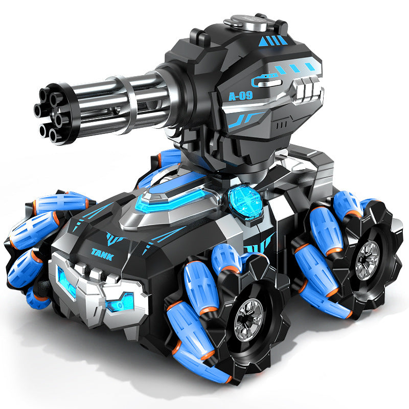 Kids' remote control car - water bomb launcher, gesture sensing tank, 4wd off-road toy car for boys - water bomb launching