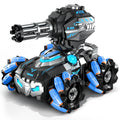 Kids' remote control car - water bomb launcher, gesture sensing tank, 4wd off-road toy car for boys - water bomb launching