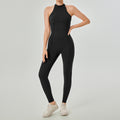 fashionnew arrival with chest pad nude one-piece yoga wear fashioncut outall-in-one zipper yoga one-piece