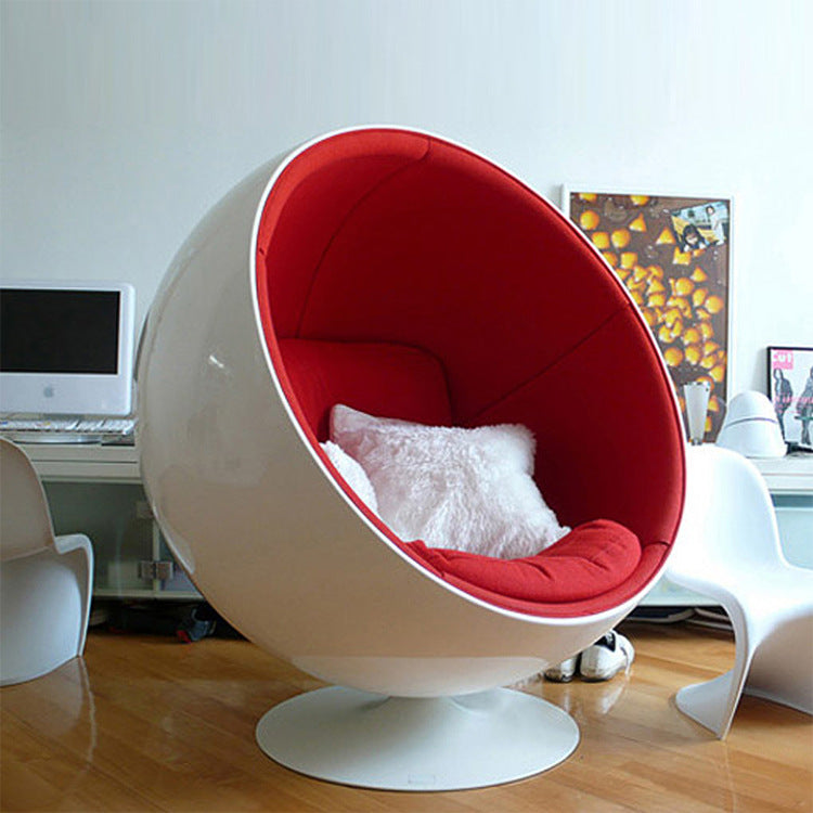 Ballchair space chair bubble chair eggshell chair Internet celebrity revolving sofa lazy hemisphere chair creative leisure chair