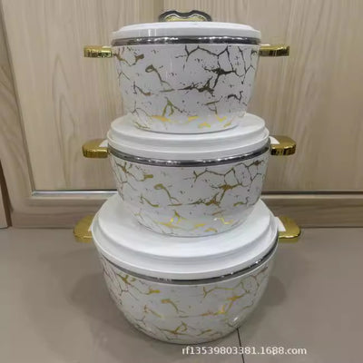 2l-3.5l-6.5lexport cross-border export to africa food warmer container 3pcs thermal insulation box