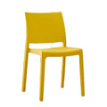 Nordic backrest chair plastic dining chair modern thickened minimalist stackable backrest chair casual restaurant chair wholesale