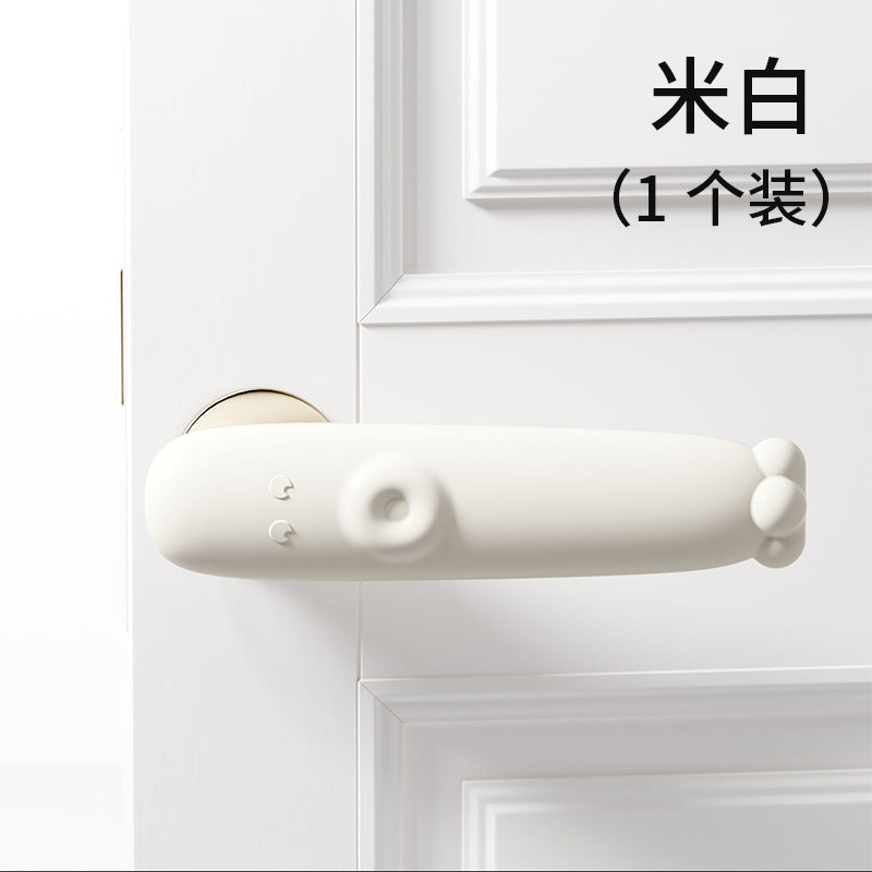Cartoon octopus silicone door handle cover - silent, anti-collision, protective sleeve for safety door handles - anti-bump, anti-door, entry door