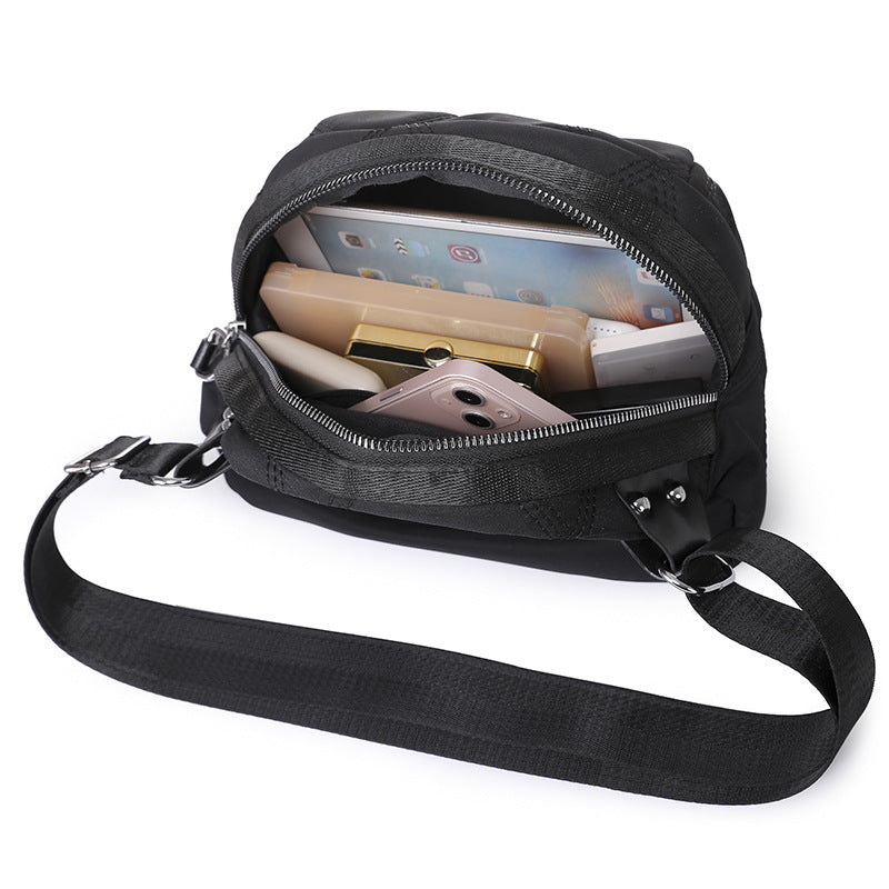 Fashion versatile shell bag women's shoulder bag nylon cloth bag large capacity messenger bag women's bag can be customized with logo printing