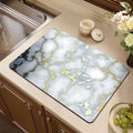 Marble diatom mud kitchen drainage mat dining table heat insulation oven mitts mat bowl and plate drying mat countertop absorbent mat