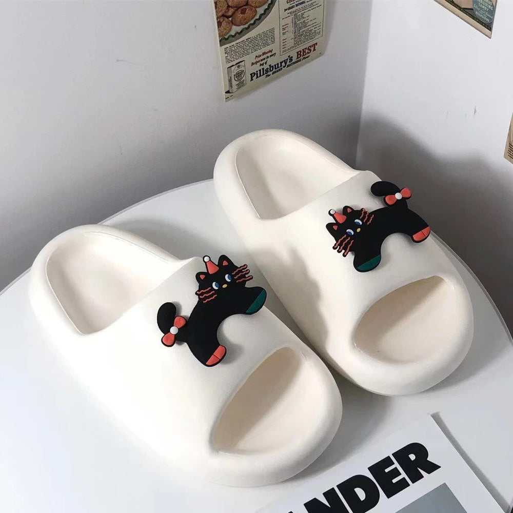 Eva outerwear ins slippers men's indoor non-slip bath deodorant couple neutral home sandals women's summer