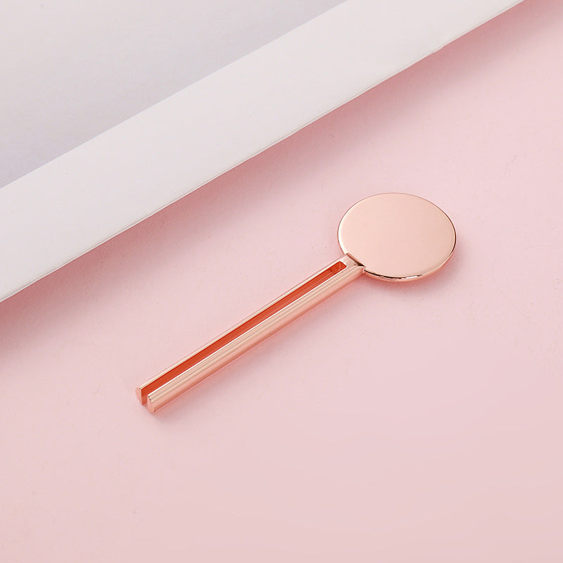 toothpaste squeezer zinc alloy electroplating squeezer manual metal cosmetics set manufacturer wholesale
