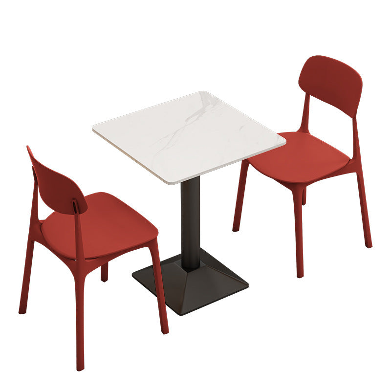 Company staff canteen catering snacks fast food restaurant dining table and chair commercial combination powder shop noodle shop restaurant restaurant school