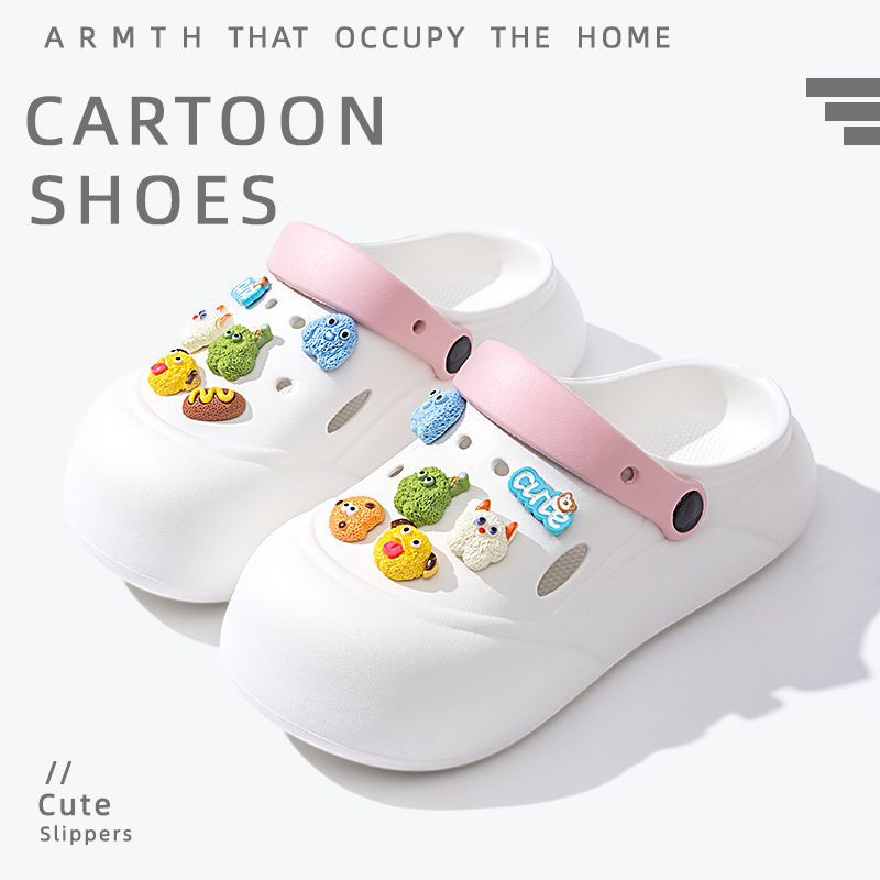 Women's high heel platform clogs - new anti-slip beach sandals & slippers for women - summer outdoor wear
