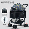 Yle factory direct pet stroller - outdoor pet stroller, detachable pet stroller, lightweight & foldable, outdoor pet..