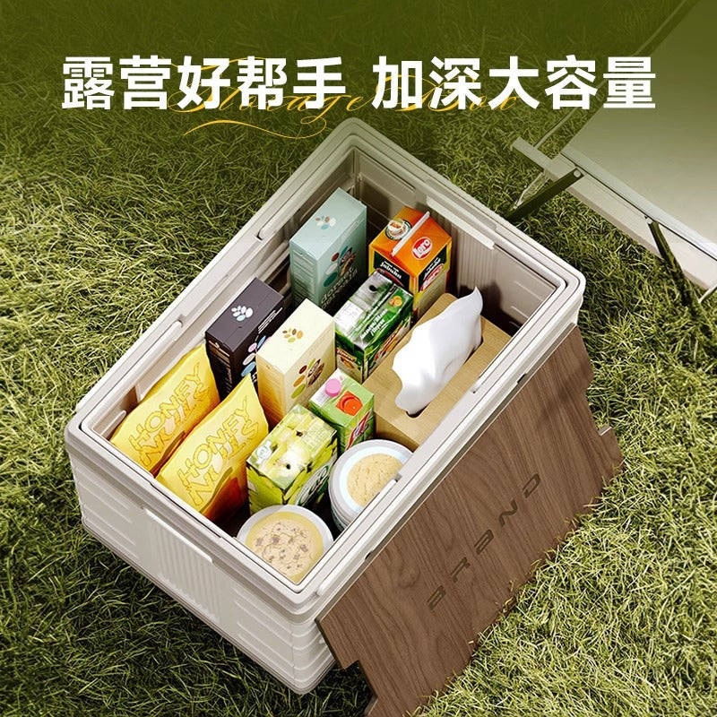 Outdoor camping folding storage box clothes organizer household storage container picnic organizer car trunk organizer