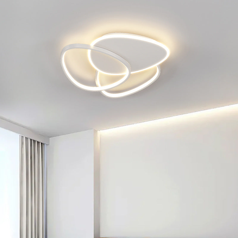 2025 new Nordic simple atmosphere LED rectangular living room ceiling light personalized creative dining room bedroom lighting