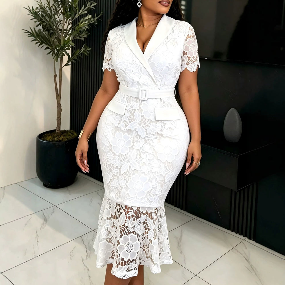 Autumnew arrivallace silm hip skirt elegance lace sexy waist fishtail party skirt party dress
