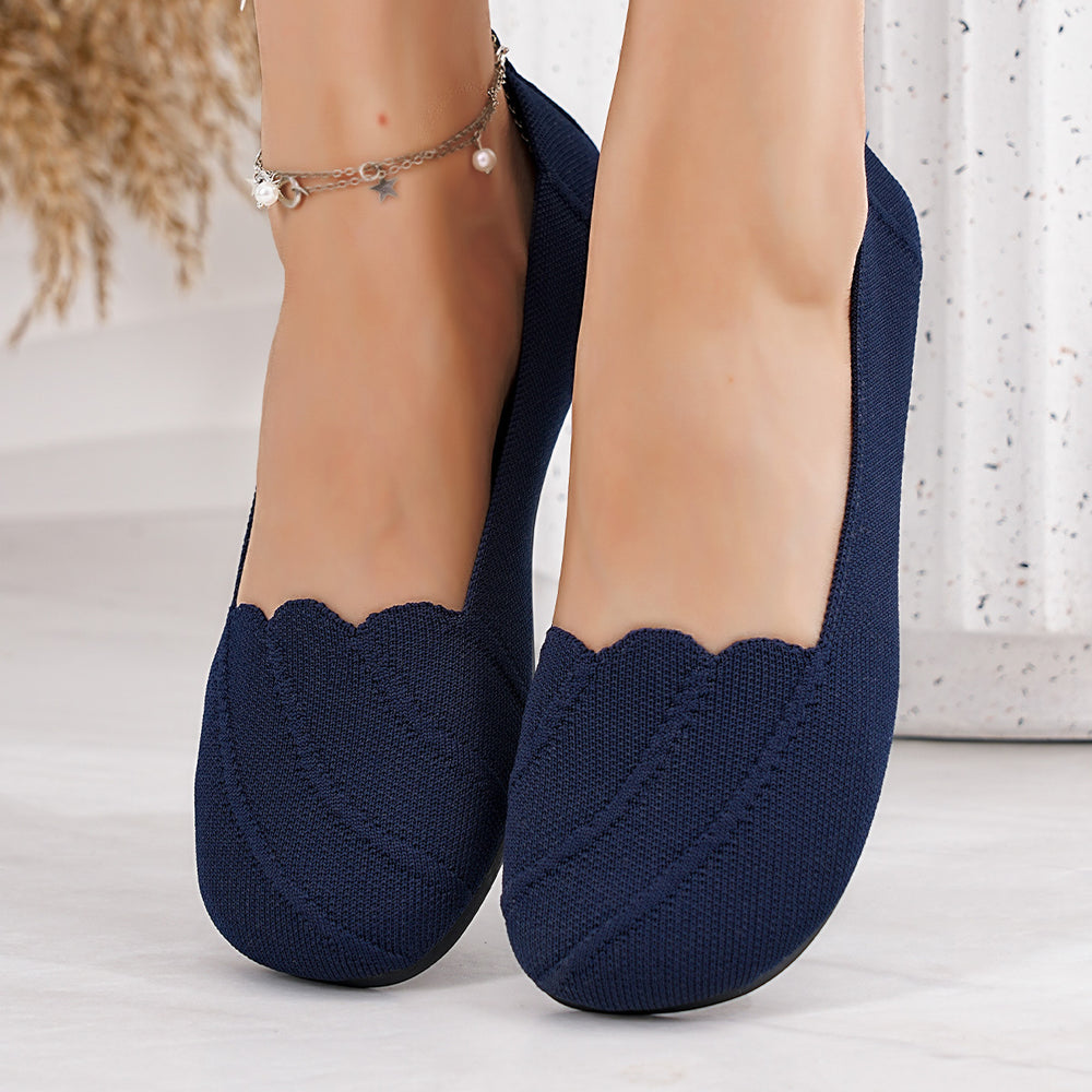 new arrival flying mesh flatsflats women's summerflats slip-on soft bottom plus size breathable work shoes
