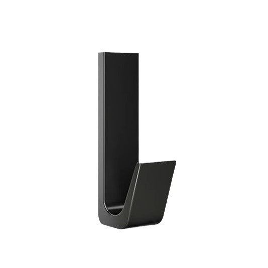 Black coat hook, entryway shoe cabinet hook, coat and hat hook, towel hook, bathroom clothes hook, wardrobe wall-mounted, no-drill installation