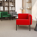 French casual space single fabric casual chair accessible luxury living room designer single chair sofa square bedroom normcore