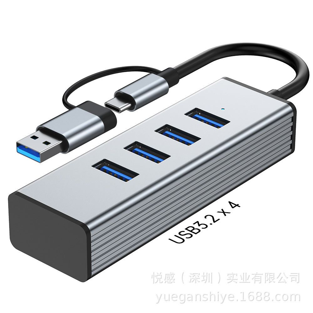 type-c3.2 hub notebook gen2 hub one-to-four two-in-one 10gbps splitter