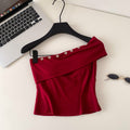 Xiaoxiangfeng wear women's classy sense rose printinghalter sleeveless vest women's summereasiest for match bottomknittingtops