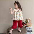 Girls' fashion set - summer  new arrival: baby bowknot tank top & stylish two-piece outfit for little girls