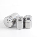 Bia stainless steel rotating seasoning bottle seasoning jar barbecue seasoning bottle toothpick holder powder bottle pepper jar barbecue charcoal