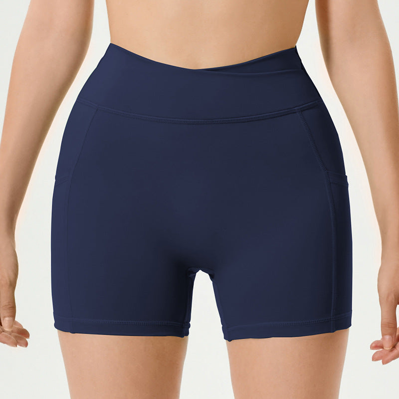 New peach lift workout shorts for women - slimming, high-waisted, tummy control, running, fitness, and yoga set for sports & outdoors