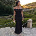 C7660 cross-border   fashion women's sexy solid color mesh bandeau bodycon dress