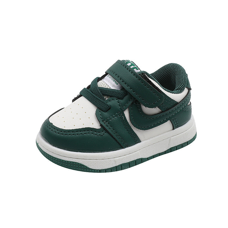 Kids' athletic shoes - boys' and girls' sneakers -  spring/autumn collection - korean style - boys' and baby's single shoes - white sneakers - first walking shoes