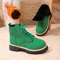 autumn new arrival: plus-size fleece-lined martin boots for women, sizes 36-43. wholesale available for  &  dropshipping
