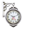 New arrival: bestselling silent quartz wall clock for living room, home, european style, minimalist design, double-sided, bedroom clock, premium quality, free shipping
