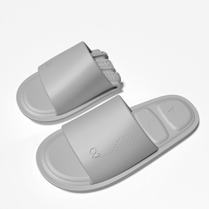Foldable travel slippers for men and women, portable for business trips, hotels, couples, indoor non-slip disposable couple slippers
