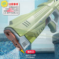 electric water gun, continuous fire, large capacity, automatic water absorption, high pressure water gun, summer beach water fight water gun toy