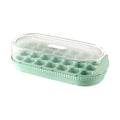Ice cube mold ice gridsfor homefood grade ice making handy gadget ice ballsatchel ice box large capacity refrigerator ice storage box