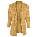 2025 spring new arrival: european and american style sequin long sleeve blazer - elegant mid-length jacket with turn-down collar, perfect for amazon