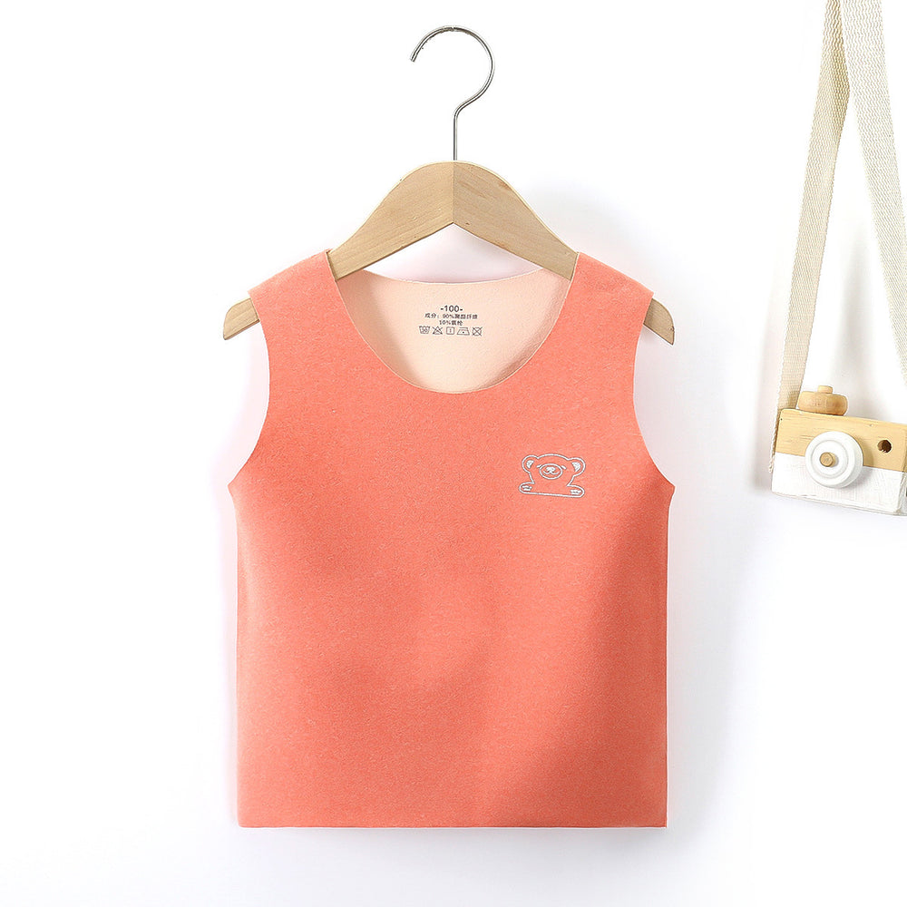 fall/winter new collection: pure cotton kids' warm vest - fleece-lined, extra thick, infant/toddler waistcoat, baby cardigan vest