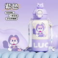Three drinking cups-purple