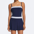 Jinke new arrivalfake two-piece fashion sports skirt suitoutwear outdoor golf tennis skirt running yoga wear for women