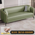 Sofa small apartment rental house living room casual modern apartment durable cat scratch leather sofa double three-person small sofa