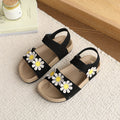 Summer toddler shoes for 1-7 year olds: soft-soled, hollow-out, floral princess sandals - wholesale breathable kids' shoes
