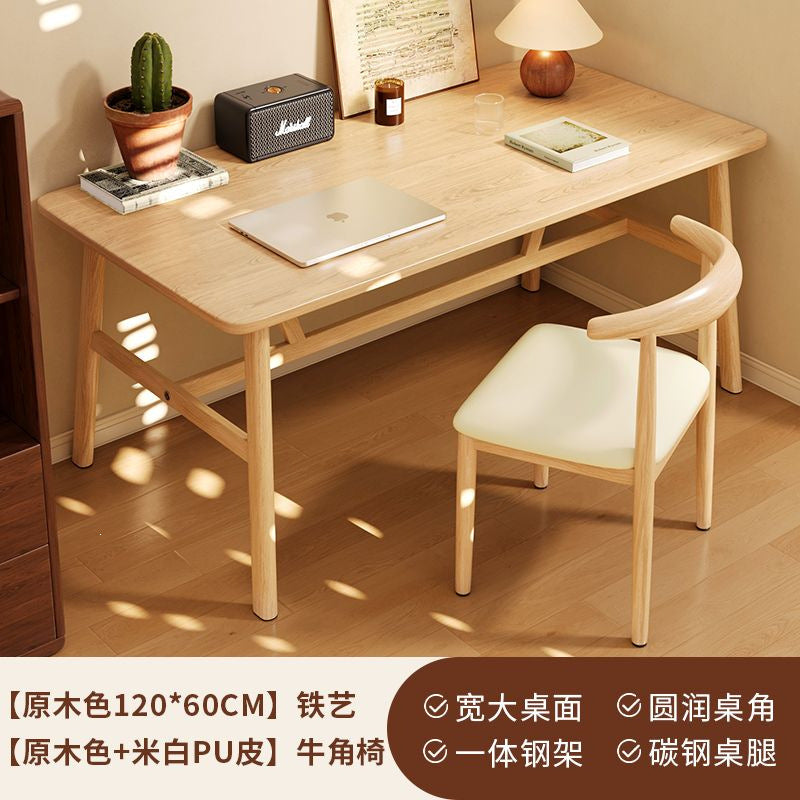 Computer desk bedroom for home desk office table girl casual workbench rectangular simple rental house table and chair