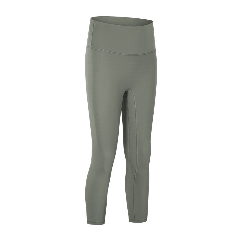 Spring/summer new arrivals: seamless, barely-there yoga capris - high-waisted, butt-lifting, slimming workout leggings for women (dl065)