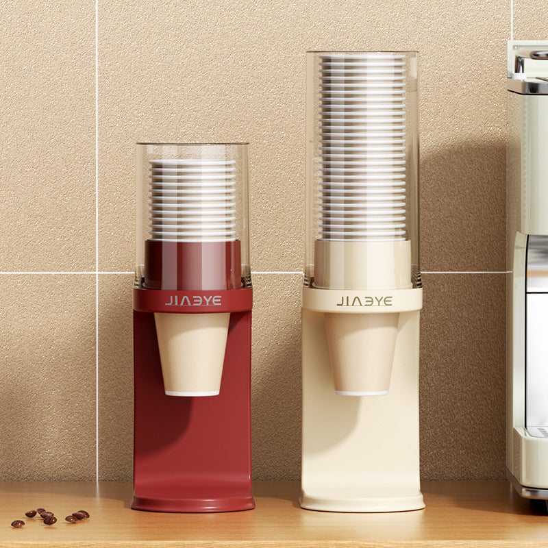Disposable cup dispenser wall-mounted storage rack bar water dispenser water cup storage box paper cup holder cup holder