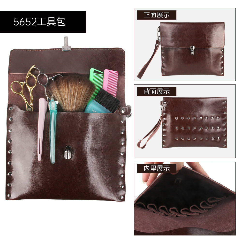 Hair Kit Hair Salon Hair Stylist Toolbox Portable Haircut Bag Storage Bag Large Capacity Barber Shop Scissor Bag