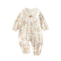 Babibele baby onesie - seamless spring/autumn newborn cotton romper - unisex infant & toddler crawling suit