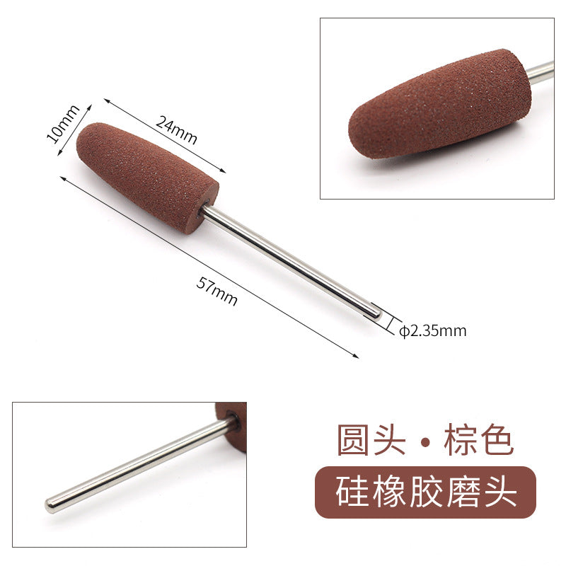 Dental Silicone Grinding Head Silicone Rubber Polishing Series Low Speed Grinding Head Denture Metal Base Mechanic Polishing Grinding Head