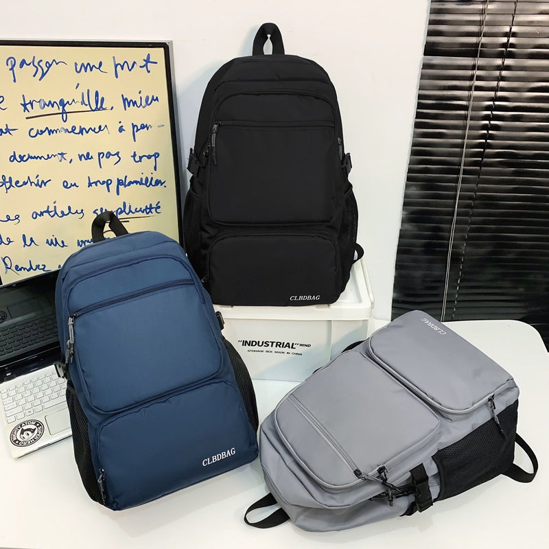 New business commute large capacity backpack simple fashion laptop bag travel light backpack