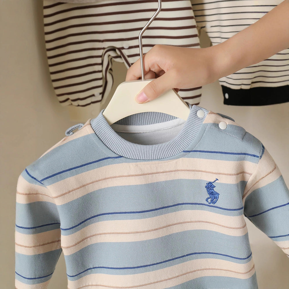 Baby clothes spring/autumn set overalls boy baby clothes toddler spring/autumn long sleeve cartoon puppy outing outfit